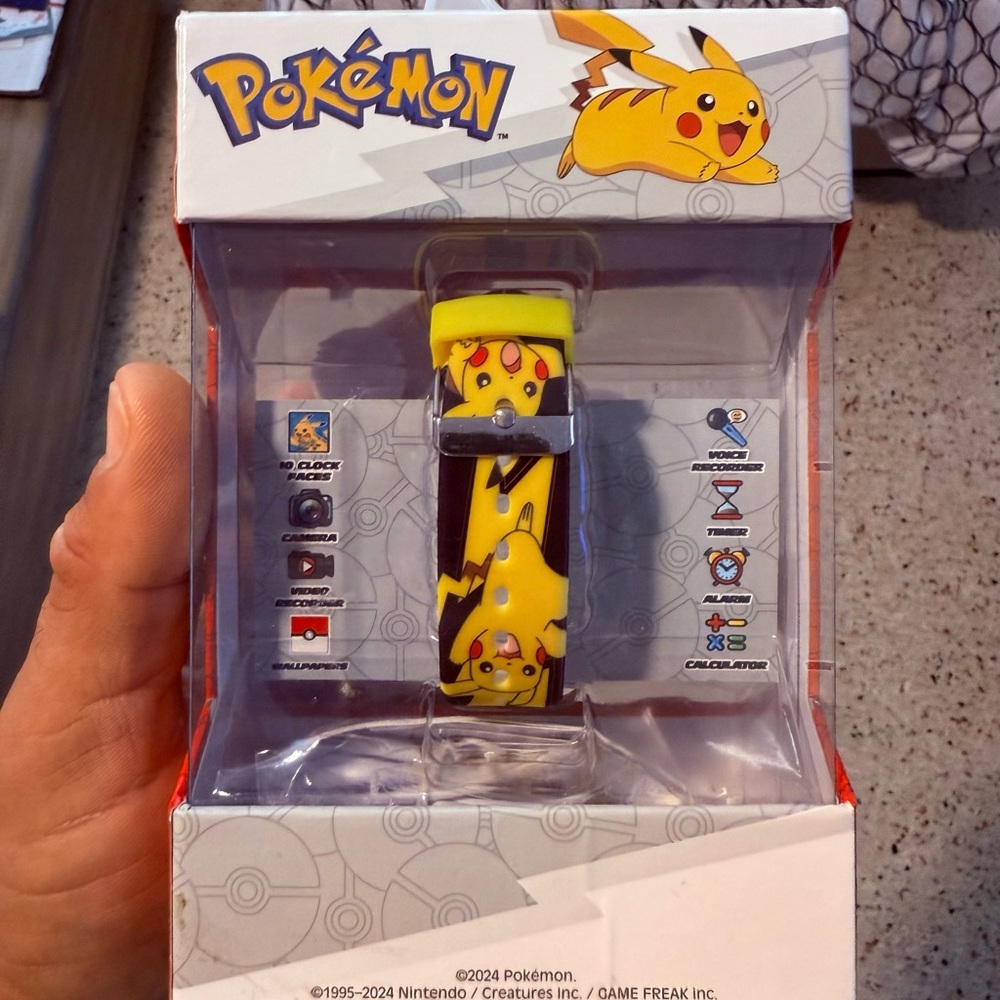 Pokemon Yellow and Black Smartwatch